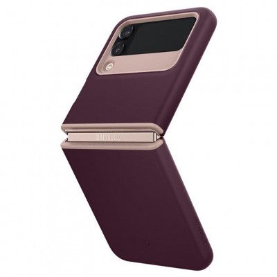 Spigen Galaxy Z Flip 4 Skal Nano Pop - Bourgogne Böna