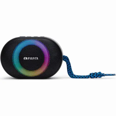 AIWA Bluetooth-Högtalare IPX6 RGB Belysning - Blå