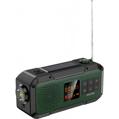 BooM Vevradio 2000mAh Powerbank Bluetooth Högtalare Lampa