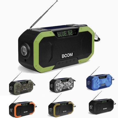 BooM Vevradio 5000mAh Powerbank Bluetooth Högtalare Lampa