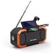 BooM Vevradio 5000mAh Powerbank Bluetooth Högtalare Lampa - Orange
