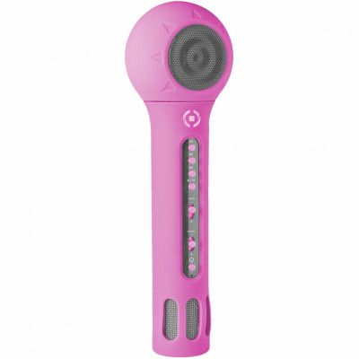 CELLY Mikrofon med Bluetooth-högtalare - Rosa