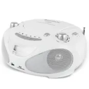 Champion Boombox CD/ Radio/ MP3/ USB White