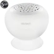 DELTACO Bluetooth högtalare med sugkopp - Vit