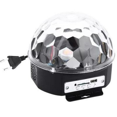 Discoboll med högtalare USB AUX bluetooth HD-LCMBL