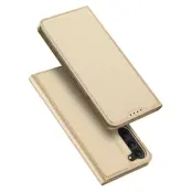 Dux Ducis Galaxy S23 Plus Plånboksfodral Skin Series - Guld