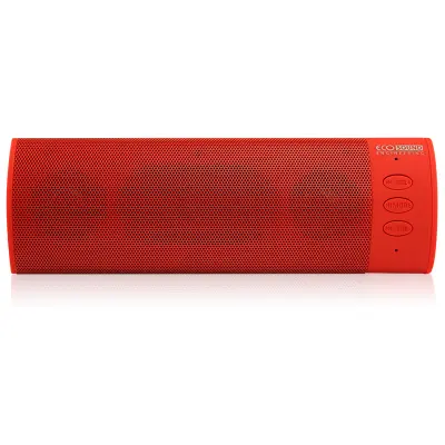 ECO Sound Engineering Bluetooth Stereo Speaker with Mic - (Röd)