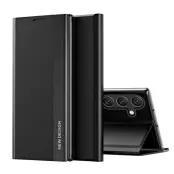 Galaxy A24 4G Fodral Sleep kickstand - Svart