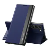 Galaxy S23 Plus Fodral Sleep Pro Flip - Blå