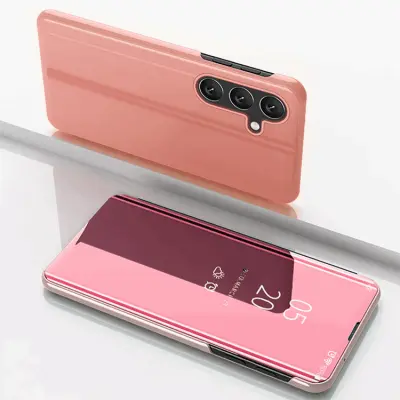 Galaxy S24 FE Fodral Clear View - Rosa