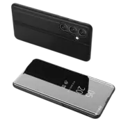 Galaxy S25 Plus Fodral Clear View - Svart