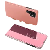 Galaxy S25 Ultra Fodral Clear View - Rosa