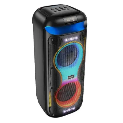 Hoco Högtalare Bluetooth + 2 x Trådlösa Mikrofoner HA13 Pro - Svart