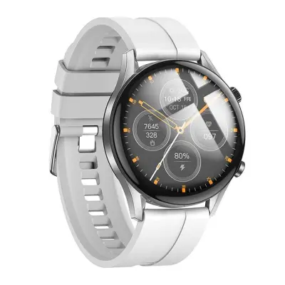 Hoco Smart Watch med samtalsfunktion Y7 Pro - Silver