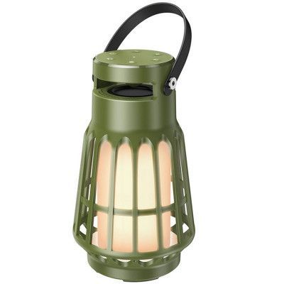 Hoco Trådlös Högtalare Bluetooth Med Camping Ficklampa - Grön (Grön)