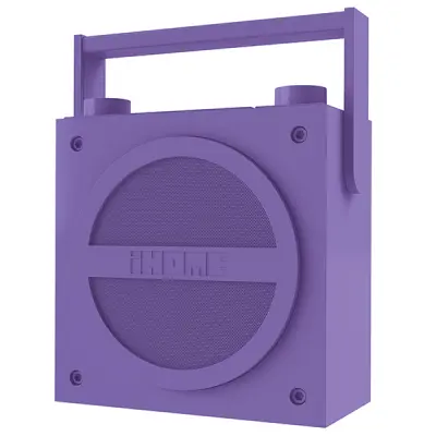 IHOME iBT4 Lila FM BoomBox BT Högtalare inkl 3,5mm in/ut