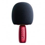 Joyroom Trådlös mikrofon med Bluetooth 5.0 Högtalare 2500 mAh - Röd