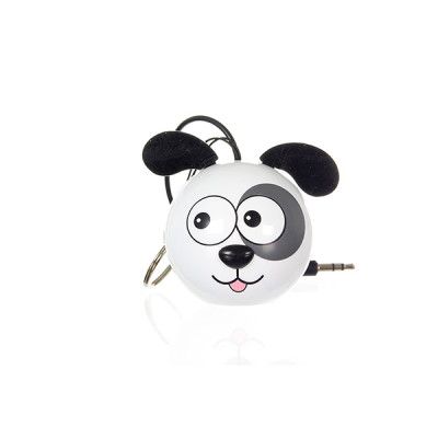 KITSOUND Högtalare Hund Vit 3,5mm Seriekopplingsbar