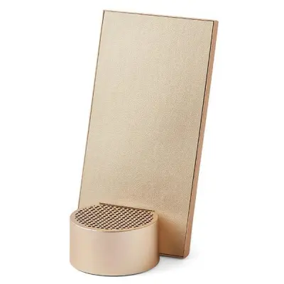 Lexon City Energy Pro 10W Trådlös Laddare med Högtalare - Soft Gold