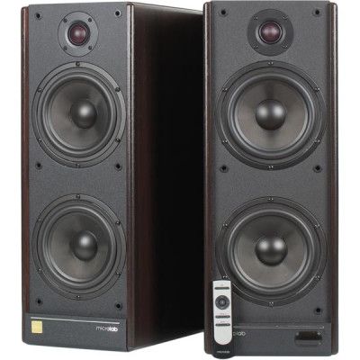 Microlab Solo 9C, aktiva högtalare, 140W, 80dB, fjärr, HDMI, faner/sv