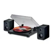 MIXX Vinylskivspelare System 5 Stereo Inkl Högtalare Svart