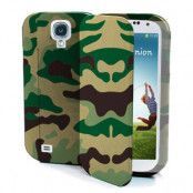 Muvit Camo Flip Cover S4 Army Green
