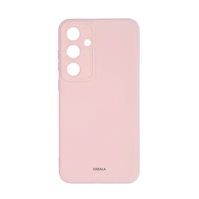 Onsala Galaxy S24 Mobilskal Silikonkänsla - Rosa