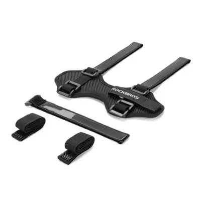 Rockbros Cykelramen Med Velcro - Svart