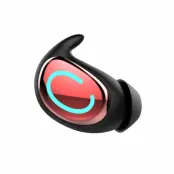 Singel Bluetooth In-Ear Trådlösa Hörlurar Noise Cancelling (Röd)