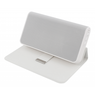 STREETZ Bluetooth högtalare med inbyggd power bank, 5200mAh, vit