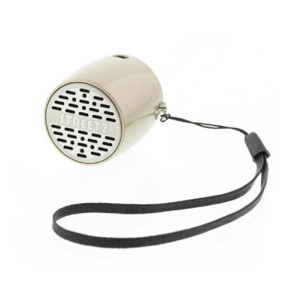 Streetz minihögtalare med bluetooth Guldfärgad