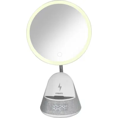 Streetz Sminkspegel med Högtalare och Trådlös Laddning
