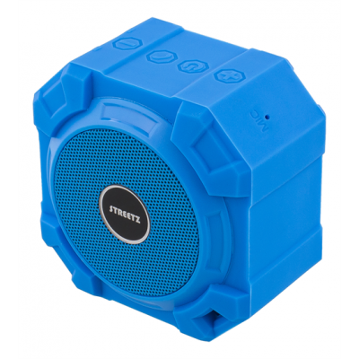 STREETZ vattentät Bluetooth högtalare, v2.1+EDR, IPX5 spolsäker,