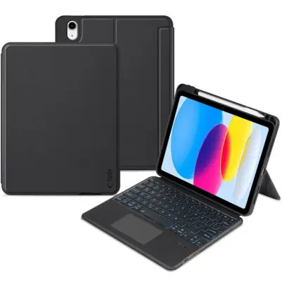 Tech-Protect iPad 10.9 (2022) Fodral SCMAG Pen + Keyboard - Svart