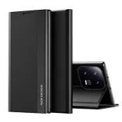 Xiaomi 13 Lite Mobilfodral Sleep Pro Flip Stand - Svart