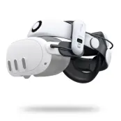 BoboVR Avlastningsrem för Meta Quest 3 VR-glasögon + B100 Externt Batteri