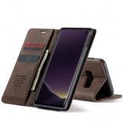 CASEME Plånboksfodral för Samsung Galax S10e - Kaffe