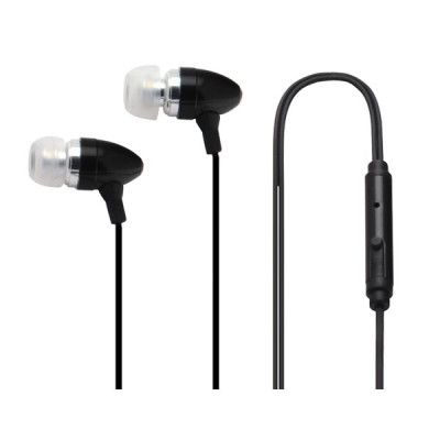 CellularLine Clear Music Headset med mic och svarsknapp - Svart