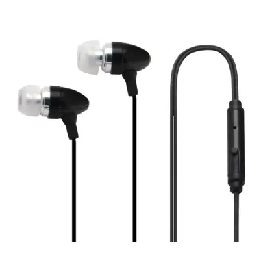 CellularLine Clear Music Headset med mic och svarsknapp - Svart