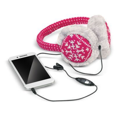Celly Öronmuffar Headset Rosa