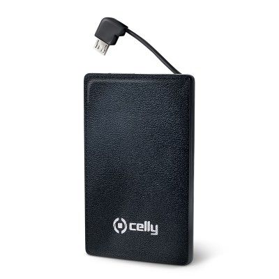 Celly Slim PowerBank 1500 mAh 1A - Svart