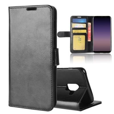Crazy Horse Läderfordral till Samsung Galaxy A8 2018 - Svart