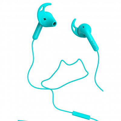 Defunc GO In-Ear Sport Headset - Cyan