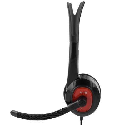 DELTACO headset för Ultrabooks och surfplattor, 1x3,5mm 4-pin, 1,8m kabel, svart