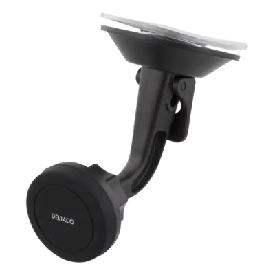 DELTACO Magnetisk mobilhållare för bilen, svart