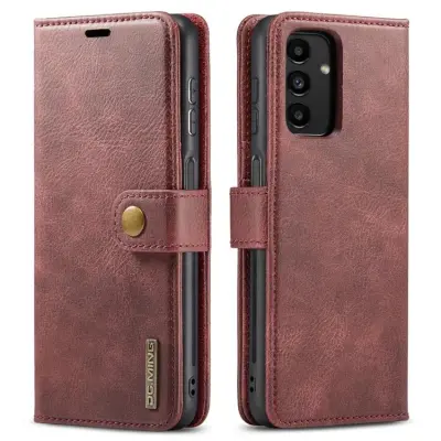 DG.MING Folio Flip Detachable Plånboksfodral Galaxy A13 4G - Röd