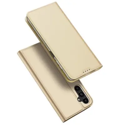 DUX DUCIS Skin Pro Galaxy A24 4G Plånboksfodral PU Läder - Guld
