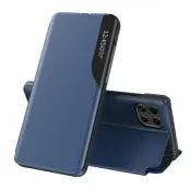 Eco Leather View Fodral Galaxy A22 - Blå