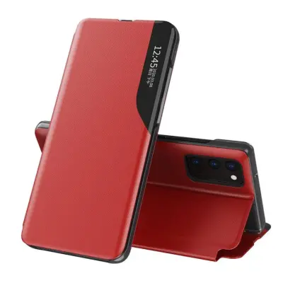 Eco Leather View Fodral Galaxy A72 - Röd