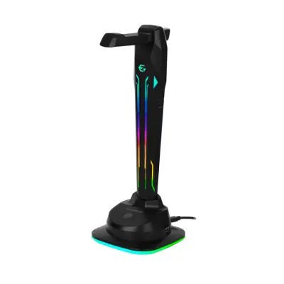 EGOGEAR Headsetställ SAC1 RGB Med 4xUSB-portar och Type-C 1m